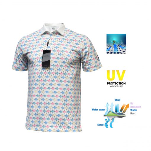 ÁO GOLF NAM HANDEE HOA VĂN CAO CẤP
