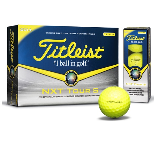 Bóng golf Titleist NXT Tour S màu vàng