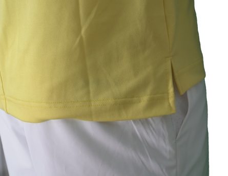 Áo cộc tay Charly màu vàng có gân CHL-ACT1MG-V
