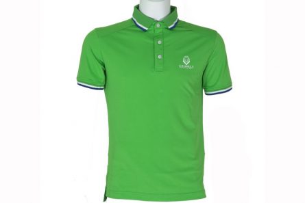 Áo golf Charly cộc tay xanh lá có gân CHL-ACT1MG-XL