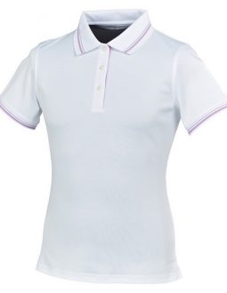 Áo golf nữ FootJoy Stretch Pique w/double stripe - 3 button placket