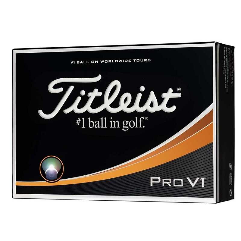 Hộp bóng golf Titleist Pro V1 T 2025S 2017 bao gồm 12 quả.