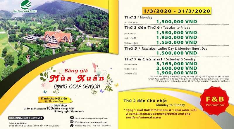 Chương trình khuyến mại tháng 3/2020