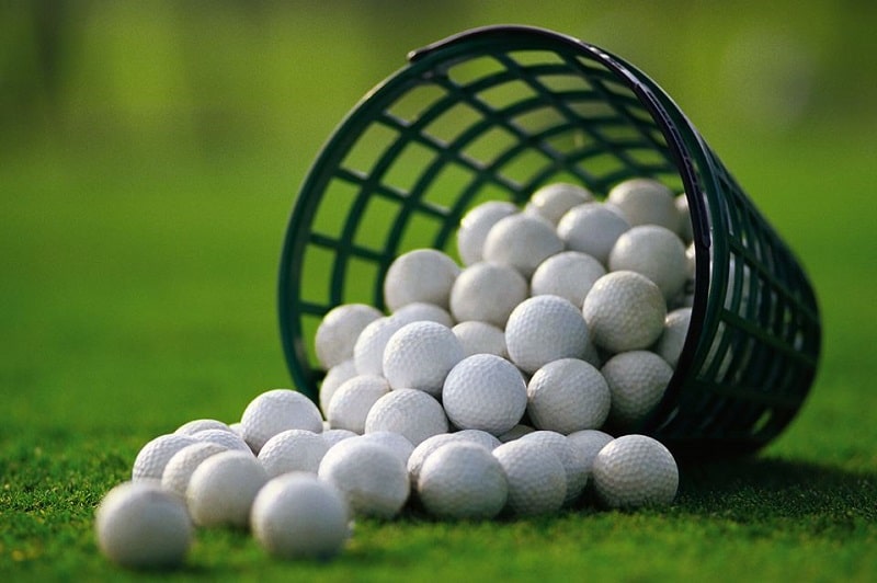 Bóng golf đã qua sử dụng được dùng khá nhiều