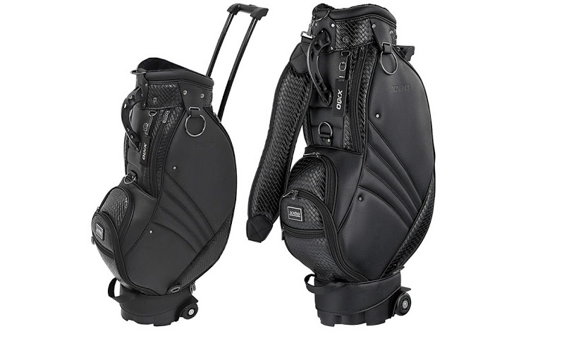 Túi golf hàng không với thiết kế tay kéo và bánh trượt thuận tiện cho di chuyển xa