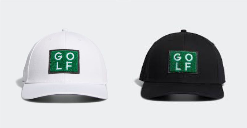 Mũ golf Adidas Turf màu trắng và đen