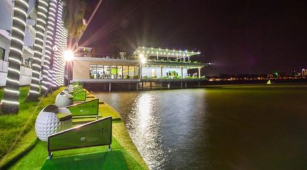 sân tập golf khách sạn Thắng Lợi