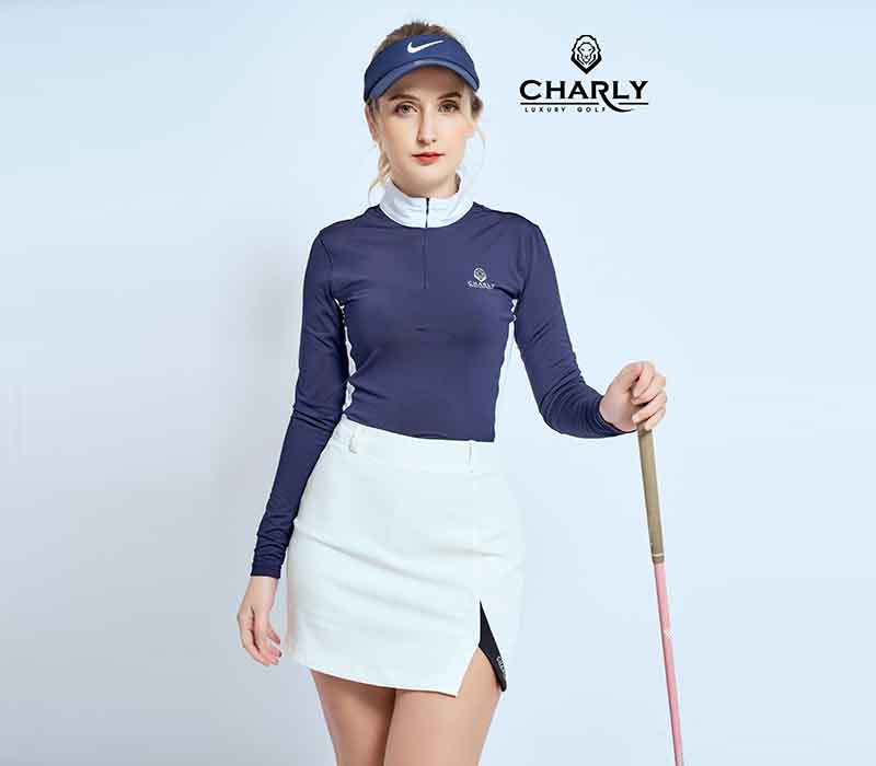Váy golf Charly Golf Life Jeune dáng suông xẻ tà
