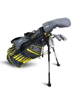 Bộ gậy golf fullset U.S Kids UL42-s 4 Club Stand Set, Grey/Yellow Bag