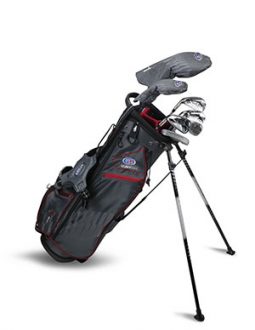Bộ gậy golf fullset Left Hand UL60-s 7 Club DV3 Stand, Grey/Maroon Bag