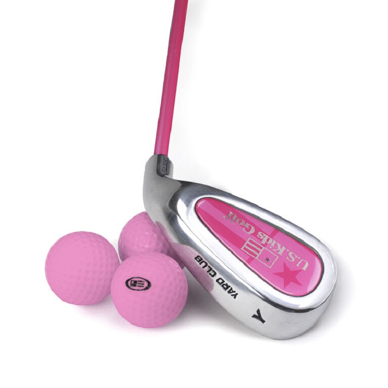 Gậy golf sắt RS36 Pink Yard Club with 3 Yard Balls sở hữu tone hồng ấn tượng