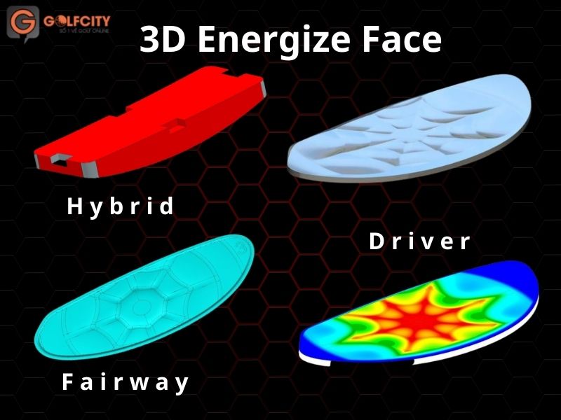 Mặt gậy sóng 3D mang lại hiệu suất tốt hơn khi gậy tiếp xúc với bóng 