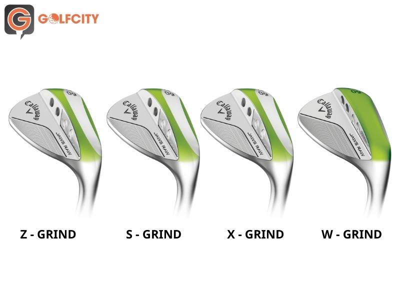 4 loại đế mài cung cấp nhiều sự lựa chọn cho mọi golfer