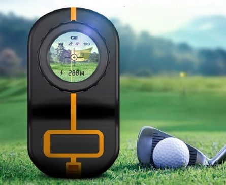 Ống nhòm đo khoảng cách chơi golf rangefinder là dụng cụ giúp golfer xác định chính xác mục tiêu