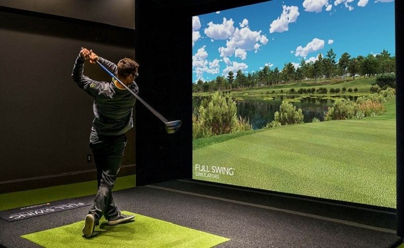 Tập đánh golf ở sân golf 3D còn giúp golfer tiết kiệm được chi phí