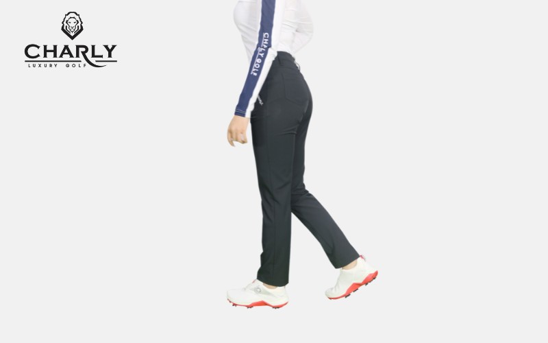 quần dài golf nữ charly đen mẫu 3
