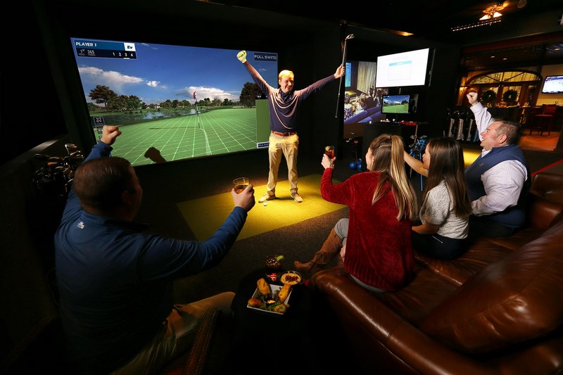 Mô hình giải trí kinh doanh phòng golf 3d kết hợp phòng karaoke 