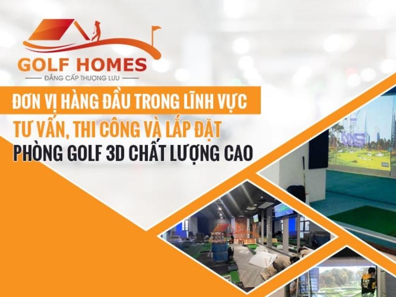 GolfHomes là đơn vị lắp đặt, thi công sân golf trong nhà uy tín - chuyên nghiệp hàng đầu Việt Nam