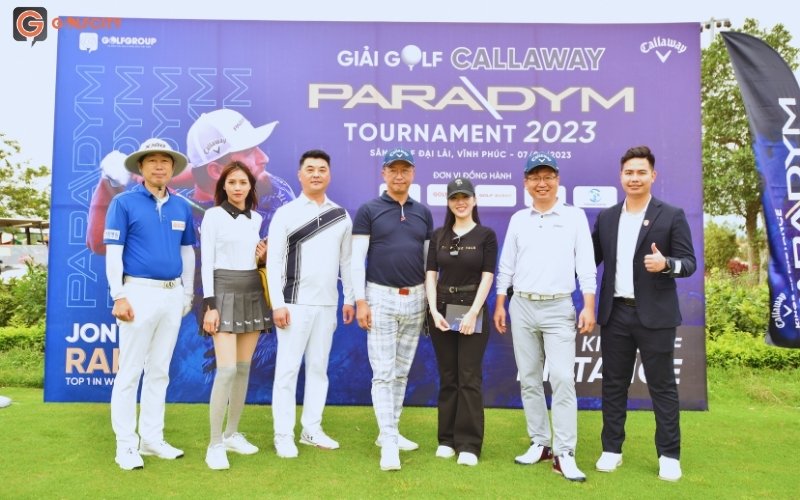 Các đại diện doanh nghiệp Hàn Quốc tới tha dự giải golf