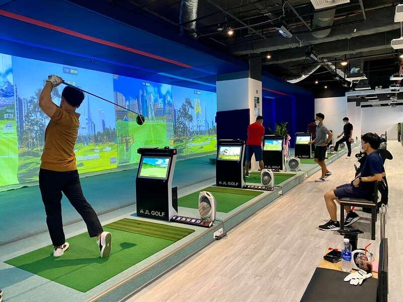 Mô hình phòng tập golf 3D TPHM JL đậm chất Hàn quốc