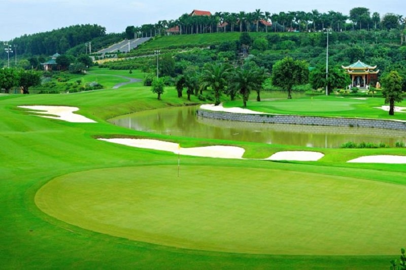 Thiết kế cảnh quan sân golf là bước quan trọng khi xây dựng sân golf ngoài trời