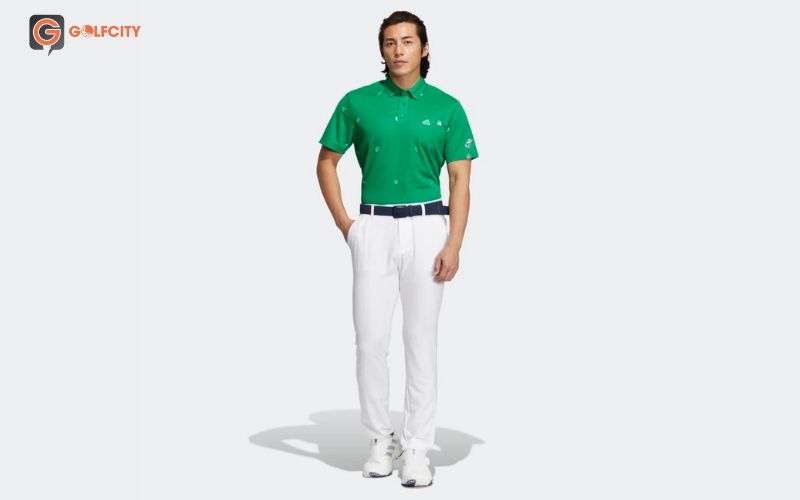 Áo golf polo nam Adidas HT6845 xanh lá sở hữu nhiều ưu điểm vượt trội nhận được nhiều đánh giá tích cực từ khách hàng