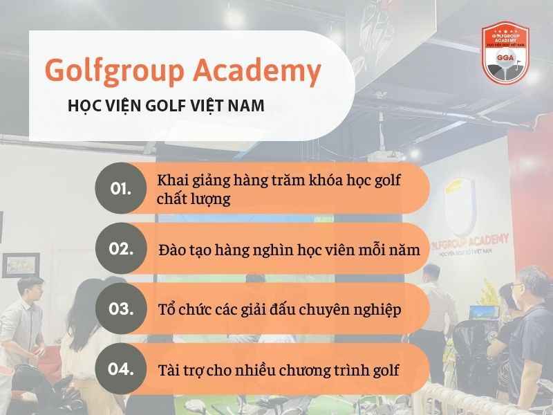 Học viện GGA là địa chỉ học đánh golf ở quận Hoàn Kiếm được nhiều golfer lựa chọn