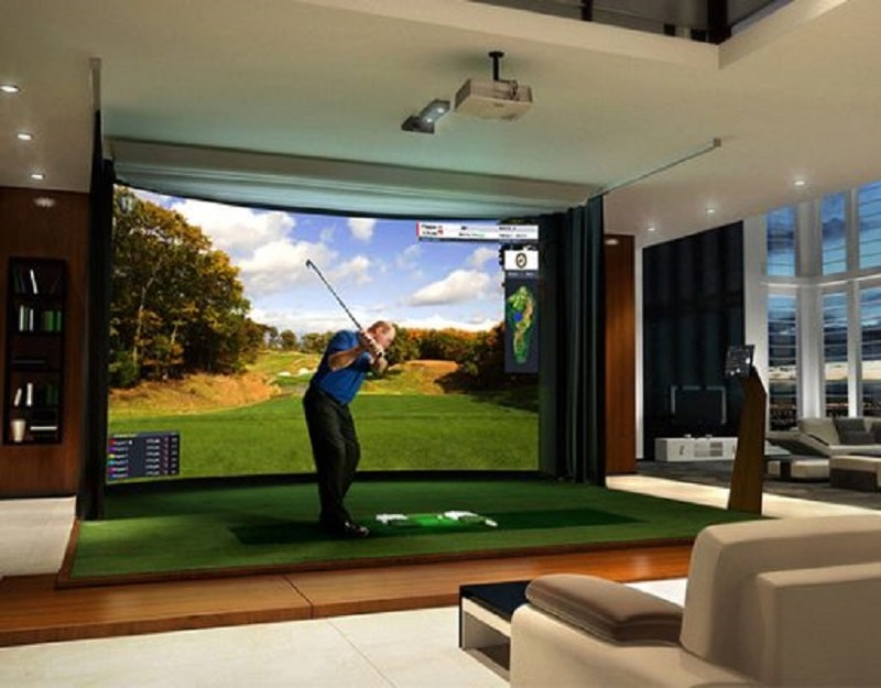 Luyện tập ở phòng golf 3D giúp tiết kiệm thời gian và chi phí