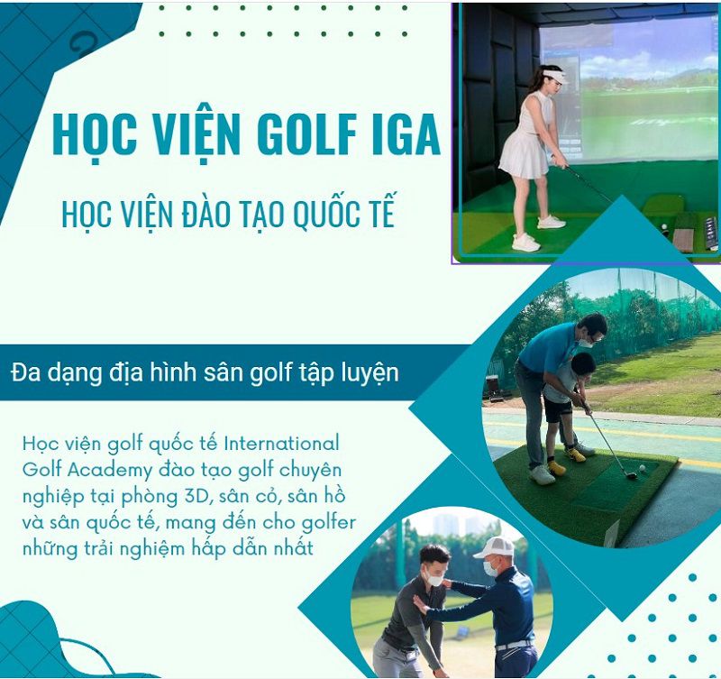 Golfer theo học tại GGA sẽ được trải nghiệm đánh bóng ở các sân golf khác nhau