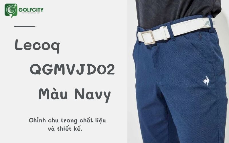 hình ảnh quần dài nam Lecoq QGMVJD02 màu navy