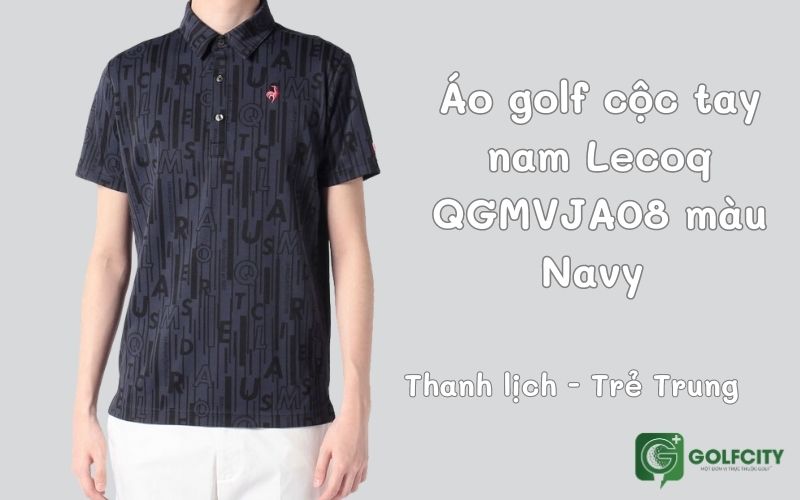 Áo Lecoq QGMVJA08 màu navy - Sự kết hợp hoàn hảo giữa thể thao và thời trang
