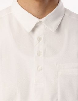 hình ảnh áo cộc tay lecoq qgmvja19 màu trắng