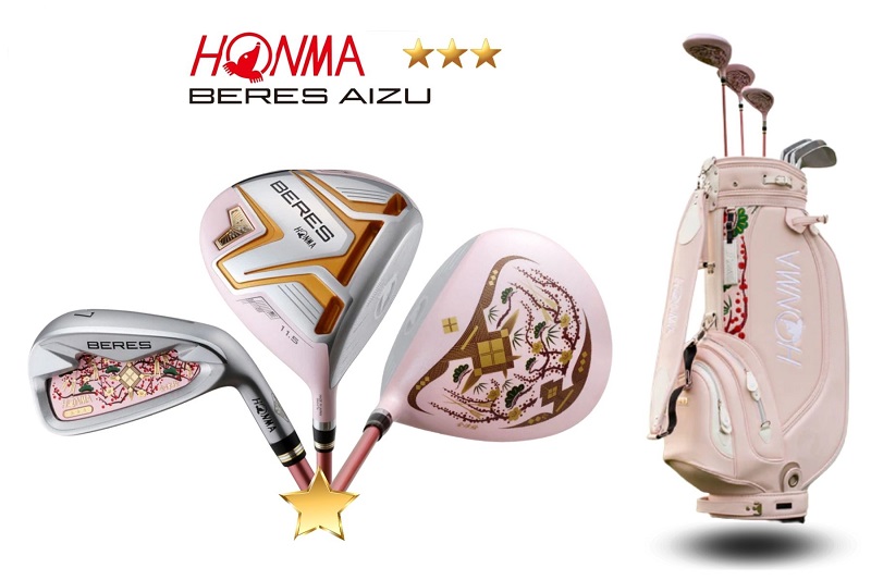 Bộ gậy golf BE08 Aizu 3 sao sở hữu thông số ấn tượng