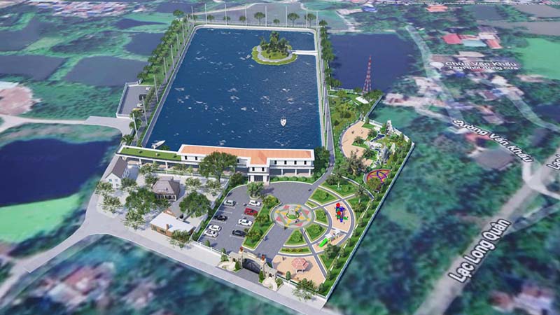 Sân golf Quang Long Nam Định sở hữu vị trí đắc địa, dễ dàng di chuyển