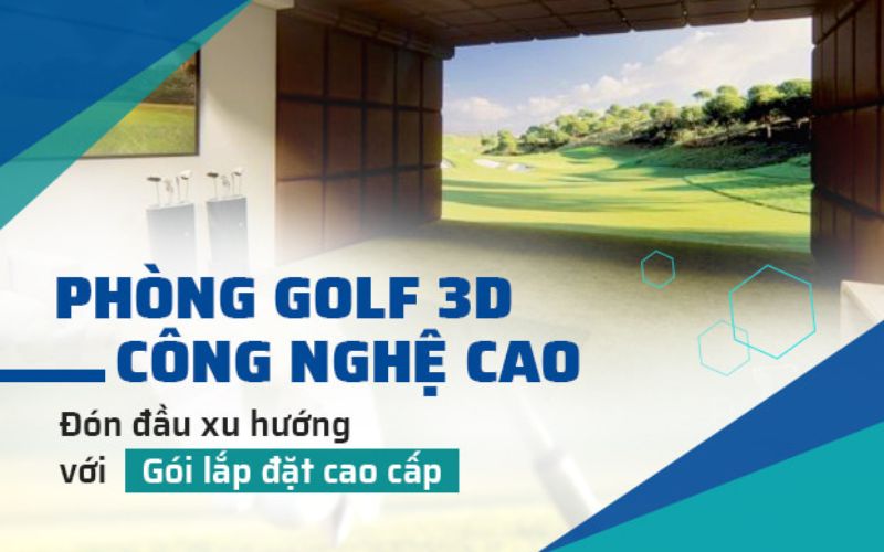 TechGolf tự tin mang đến cho golfer những phòng tập golf 3D chất lượng nhất