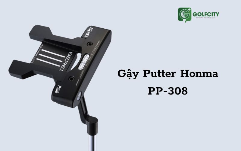 Tổng quan hình ảnh gậy golf Putter Honma PP-308