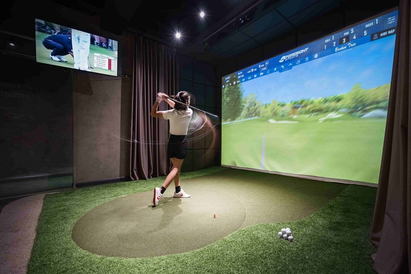 Lắp đặt phòng golf 3D tại nhà giúp golfer có thể tập luyện bất cứ lúc nào