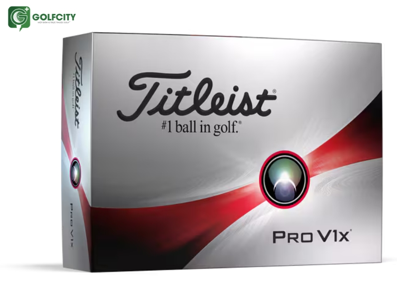 Bóng Titleist Pro V1x có diện mạo đơn giản nhưng mang tới hiệu suất tối ưu