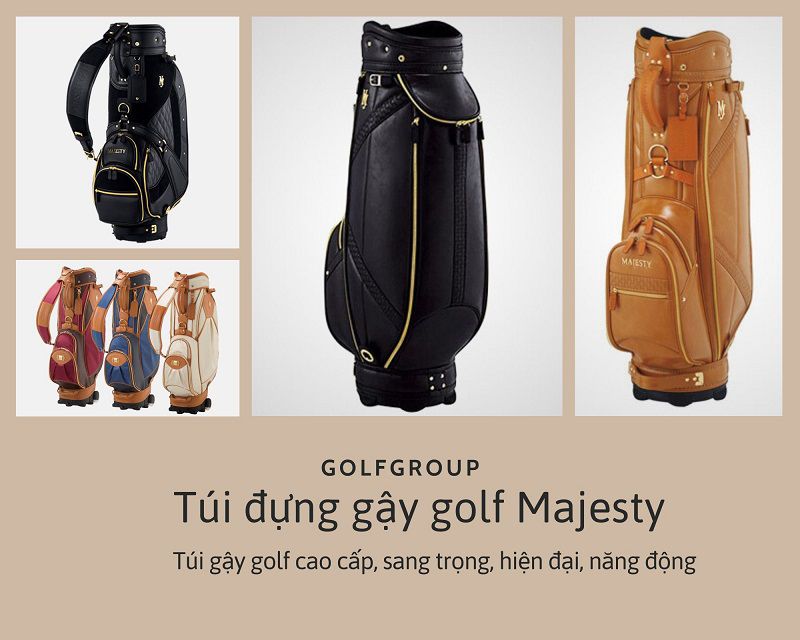Túi đựng gậy Majesty được nhiều golfer ưa chuộng sử dụng