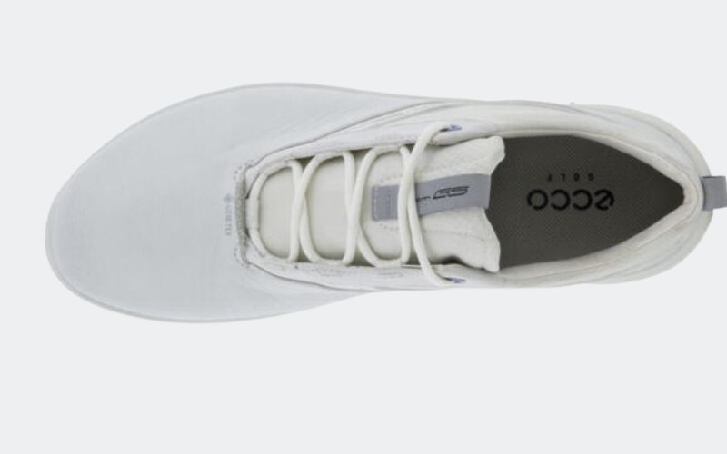 Giày Ecco Biom G5 White chống thấm nước tốt, giữ cho bàn chân của golfer luôn khô ráo