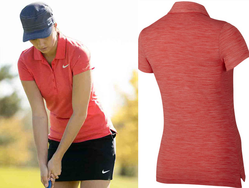 Nike cho ra mắt nhiều mẫu áo golf với kiểu dáng, màu sắc khác nhau