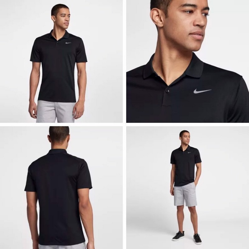 Áo golf Nike được làm từ chất liệu thấm hút mồ hôi tốt
