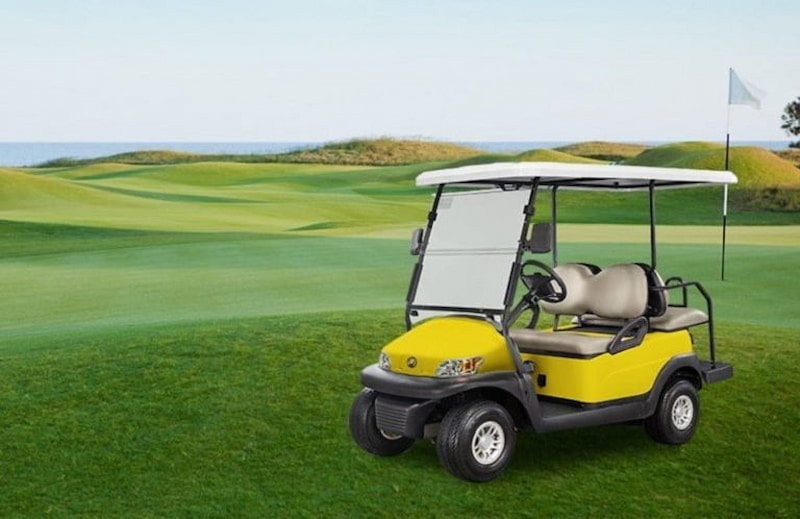 Xe điện được dùng để di chuyển trên sân golf có độ bền cao