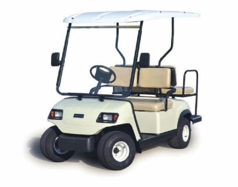 Xe điện sân golf dáng A tiện lợi, chắc chắn khi sử dụng