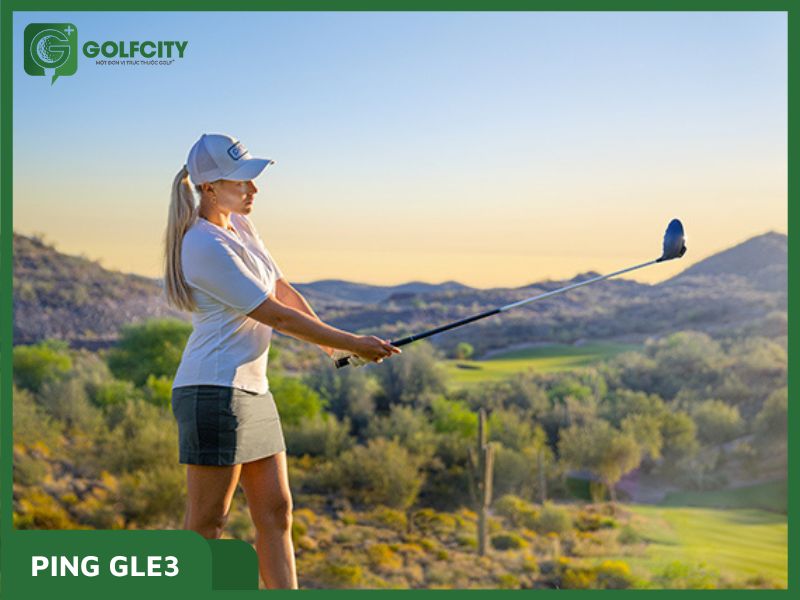 Bộ gậy fullset Ping Gle3 phù hợp với golfer nữ có tốc độ vung gậy chậm từ 80 dặm/giờ trở xuống