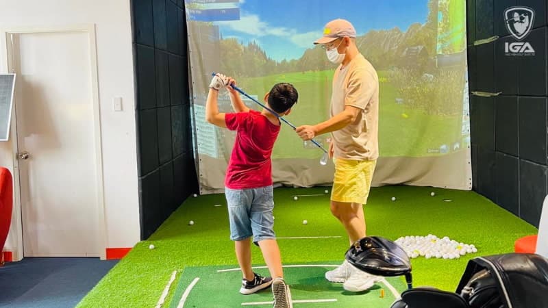 Khóa học golf dành cho trẻ em tại IGA cũng được nhiều golfer lựa chọn