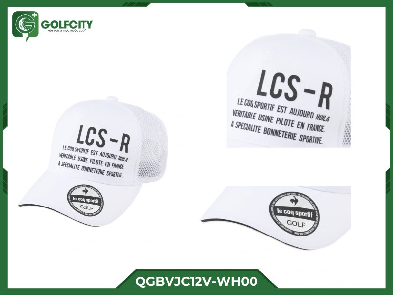 Mũ golf LECOQ QGBVJC12 có thiết kế đơn giản nhưng thu hút