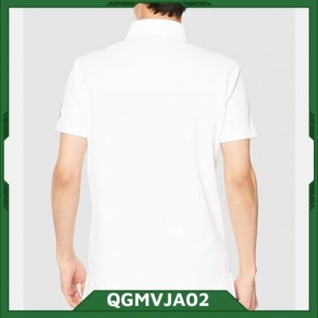 hình ảnh áo cộc tay nam lecoq qgmvja02 trắng