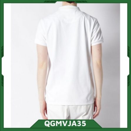 hình ảnh áo cộc tay nam lecoq qgmvja35 trắng