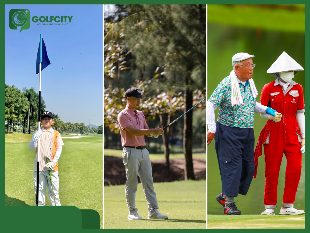 golf phù hợp với mọi độ tuổi